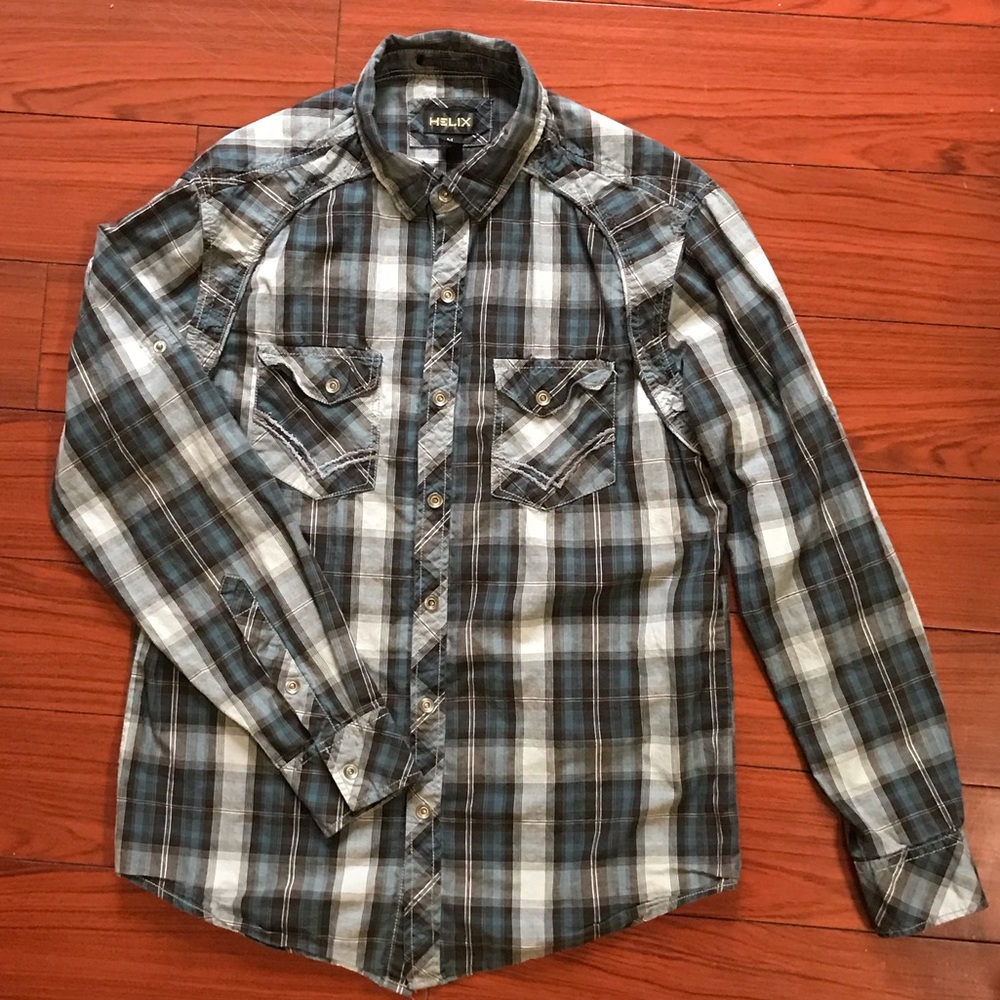 Helix Athletic fit button down shirt